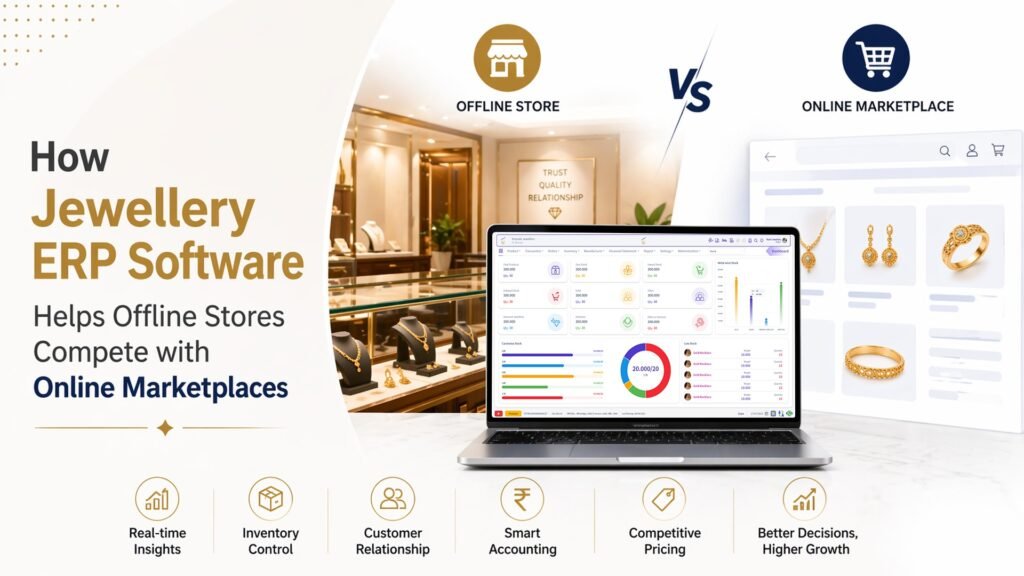 How Jewellery ERP Software Helps Offline Stores Compete with Online Marketplaces
