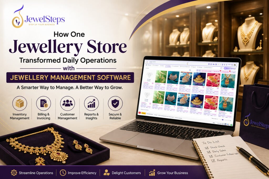 Jewellery Management Software Dashboard for Jewellery Store Management
