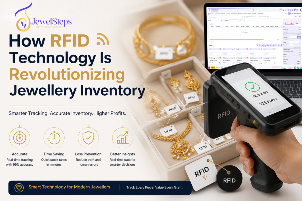 RFID technology for jewellery inventory management